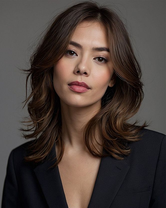 Close-up Portrait with Subtle Warmth and Deep Contrast