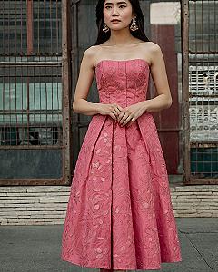 Caring for a Strapless Structured Maxi Dress