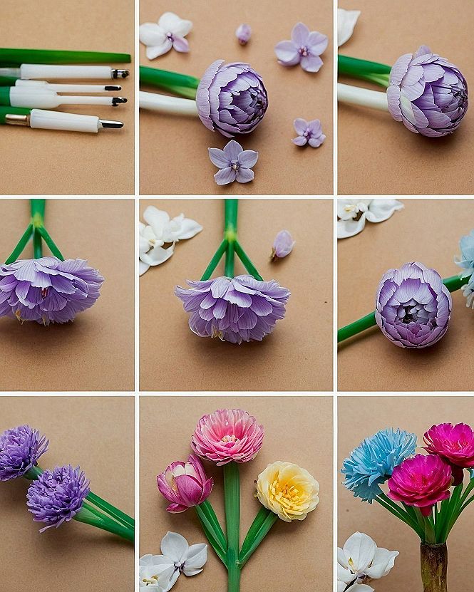 Preserving Mini Paper Flower Bouquets Inside Glass Jars