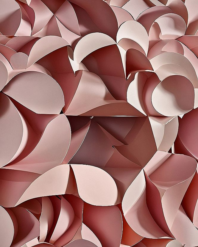 Maintaining Clean Lines With Layered Paper Wallpapers