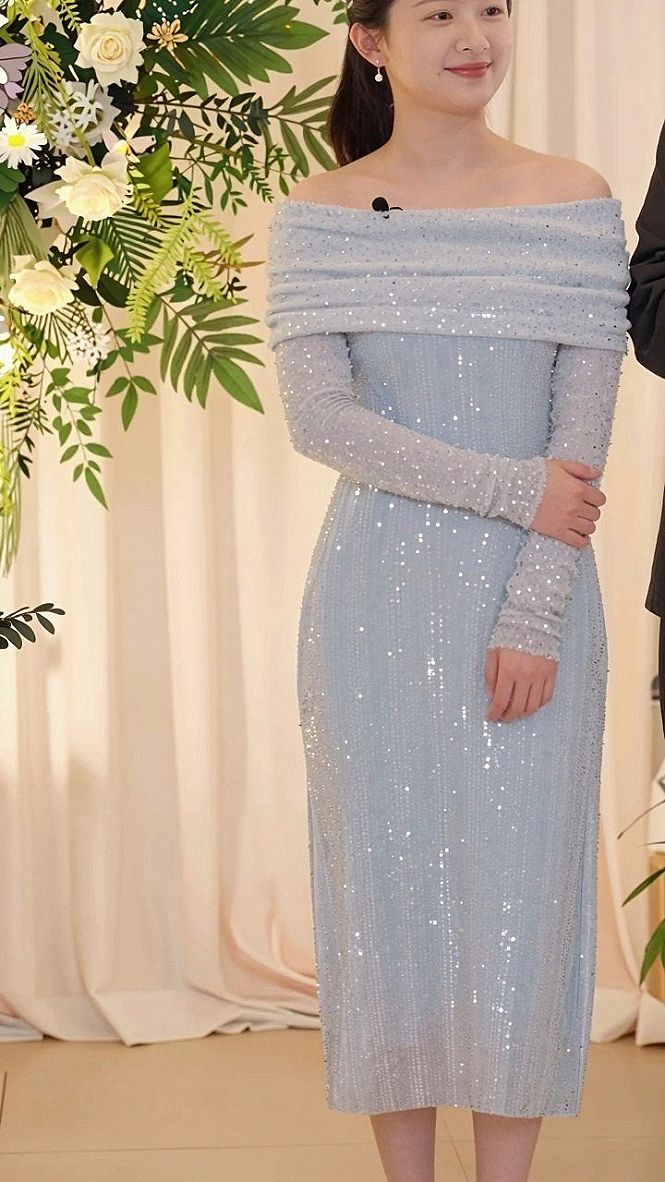 Caring for an Off Shoulder Sequin Wedding Gown