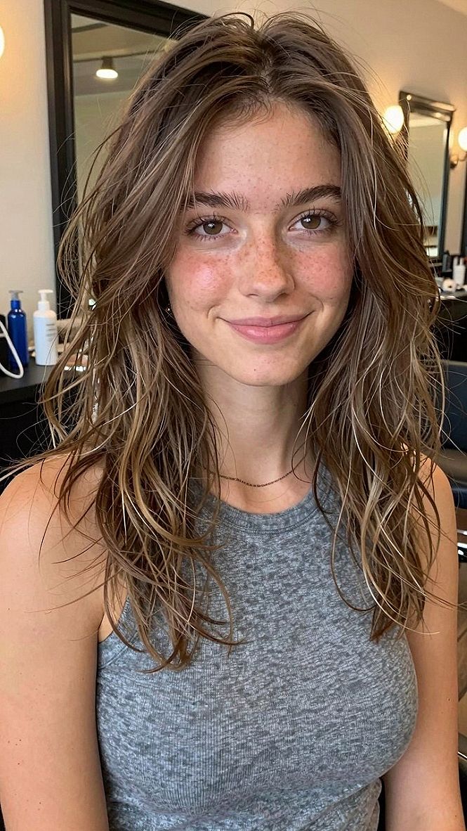 Maintaining Medium Chocolate Brown Hair With Caramel Highlights