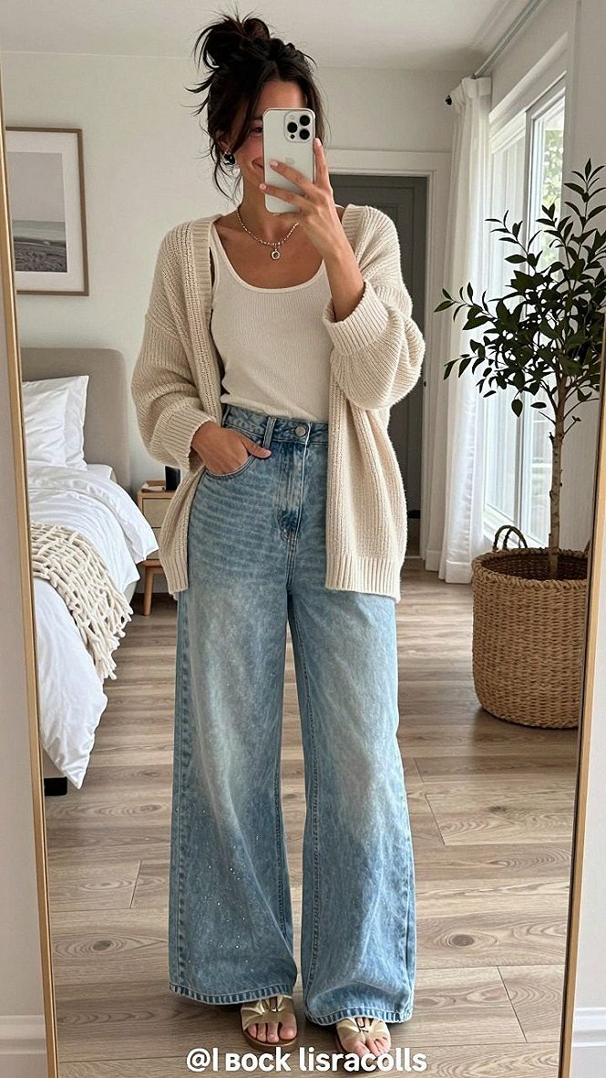 Choosing Soft Knitwear and Denim for Casual Fall Days