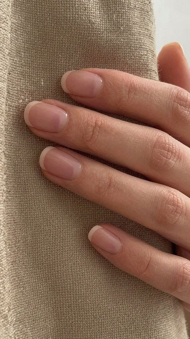 Keeping Short Almond Black French Tips Chip Free