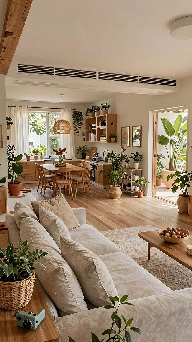 Adding Fresh Houseplants to Living Spaces for Natural Comfort