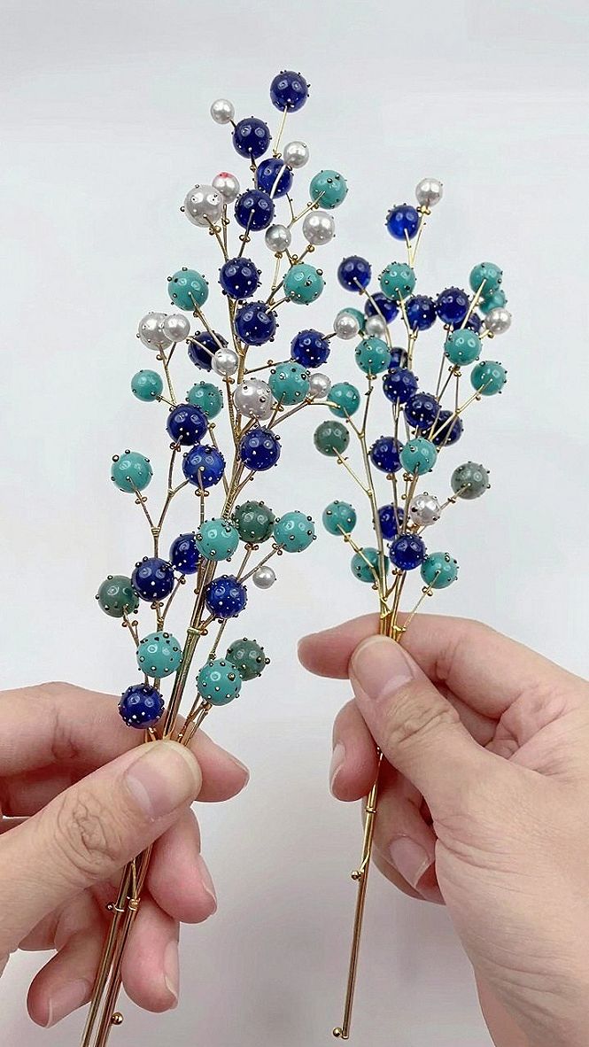 Making Durable Beaded Berry Branches for Longevity