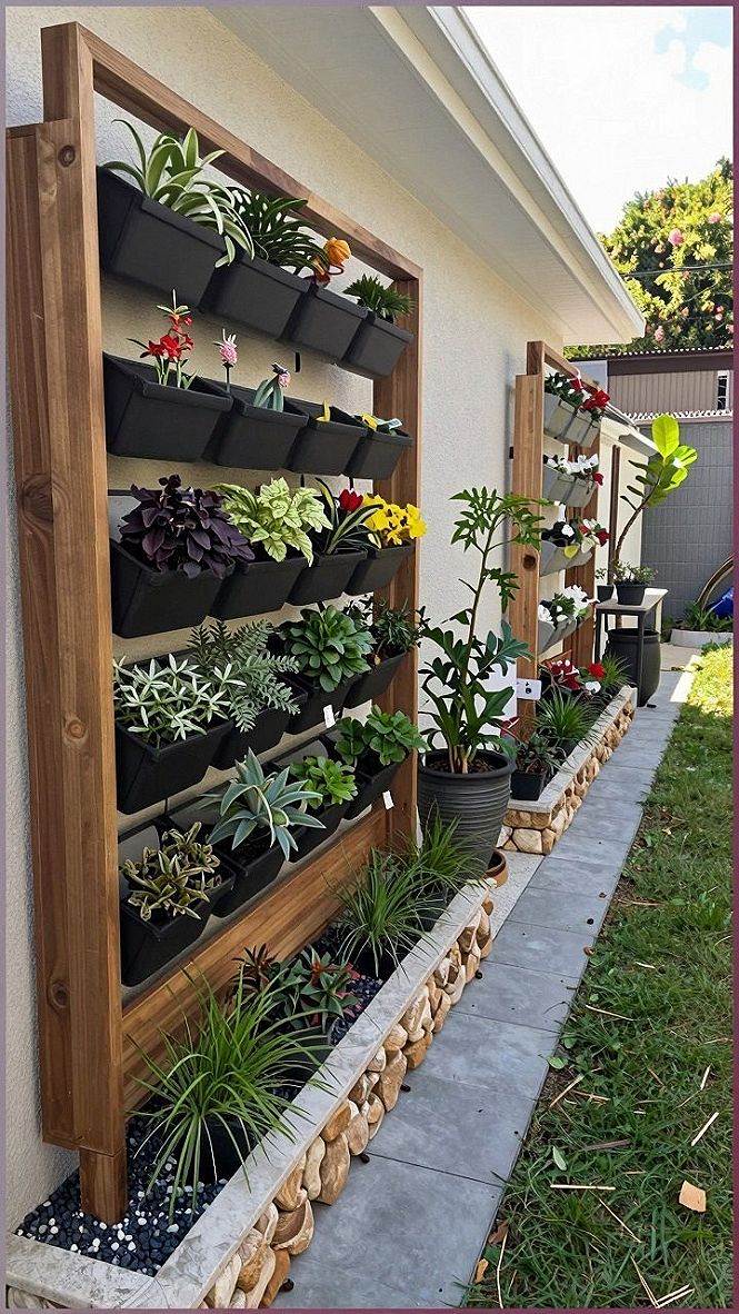 Setting Up Vertical Planter Walls for Small Patio Spaces