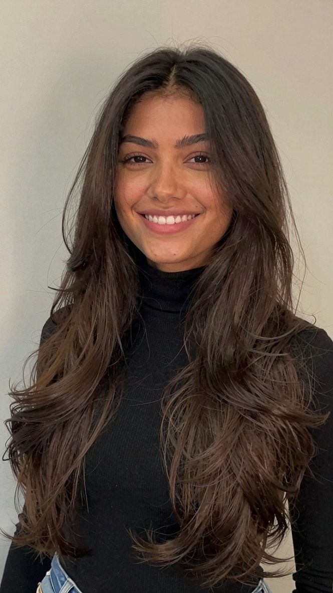 Maintaining Long Layered Blowout Hair Daily