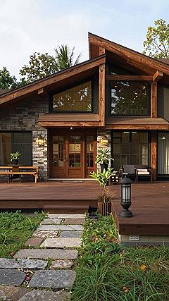 Installing Exposed Timber Beams on Cottage Exteriors
