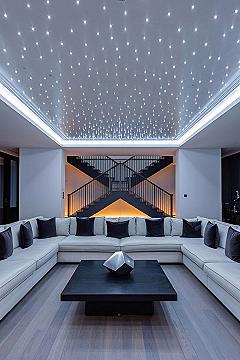 Luxury Living Room: Create a Modern Star Ceiling