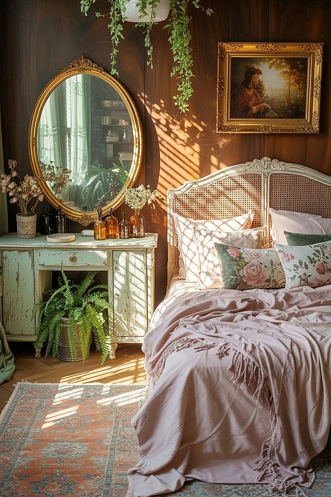 Romantic Whimsical Bohemian: Earthy Room Inspo for Cozy Girls