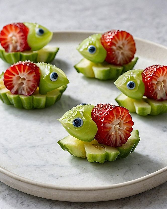 Making Creepy Eyeball Appetizers with Fresh Produce