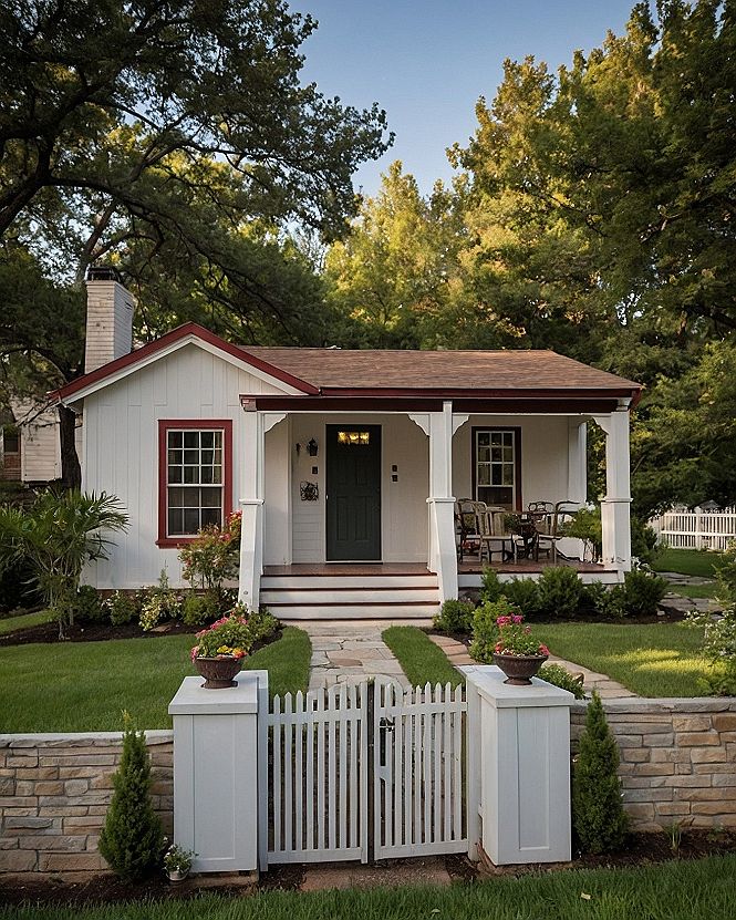 Adding Welcoming Front Porches and Fences to Country Homes