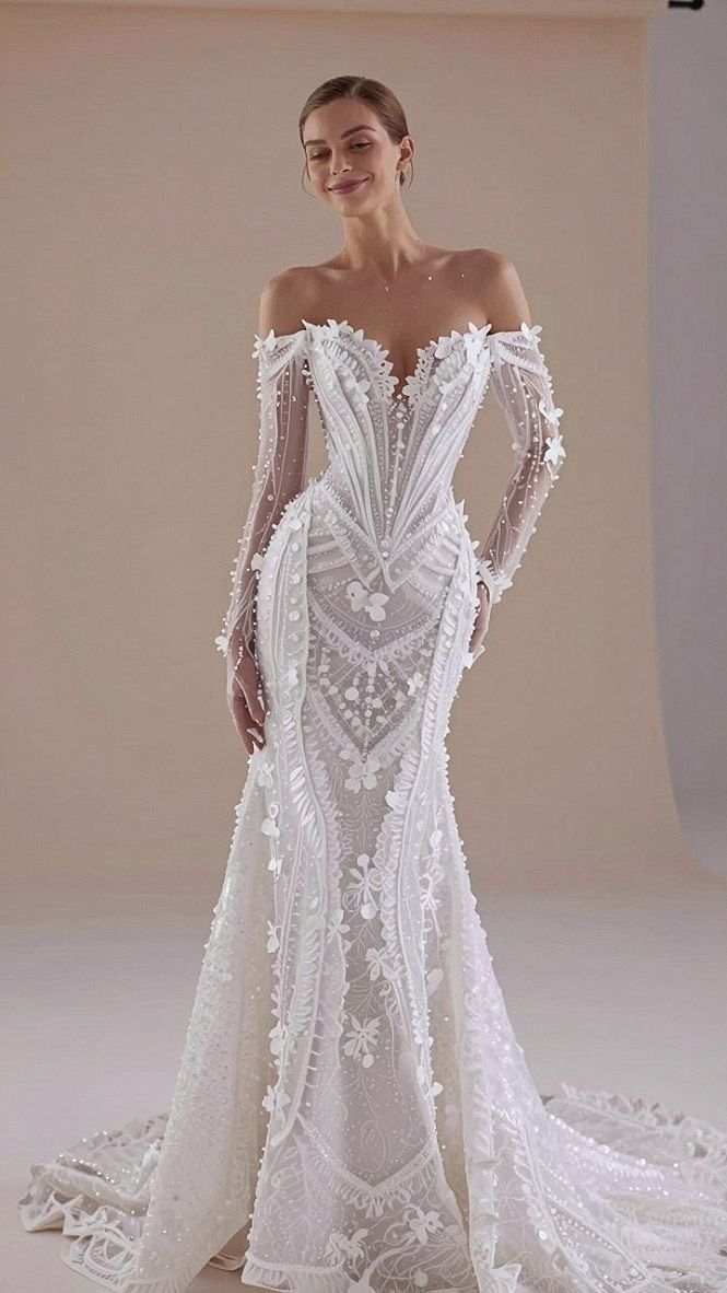 Embracing Corset Bodice Details in Bridal Lace Gowns