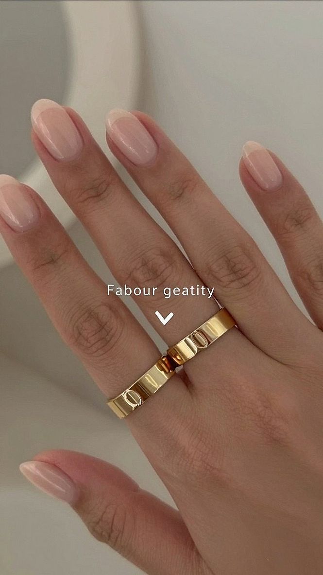 Keeping Almond French Tips Simple and Clean