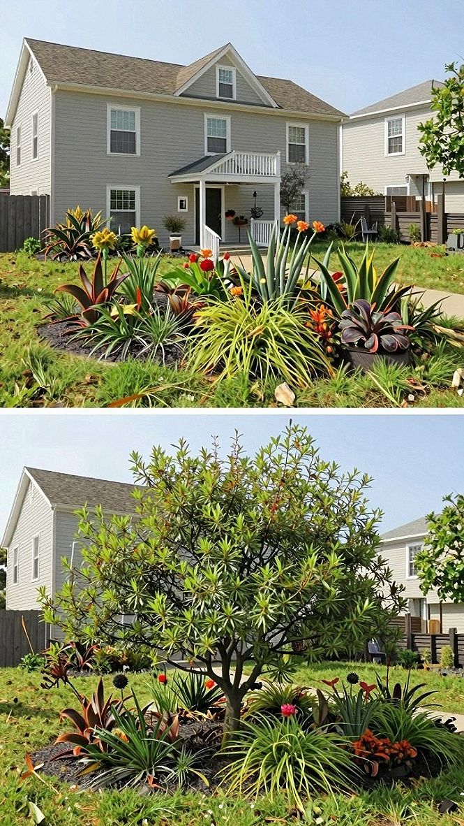 Designing a Plastic Bottle Border for Front Yard Flower Beds