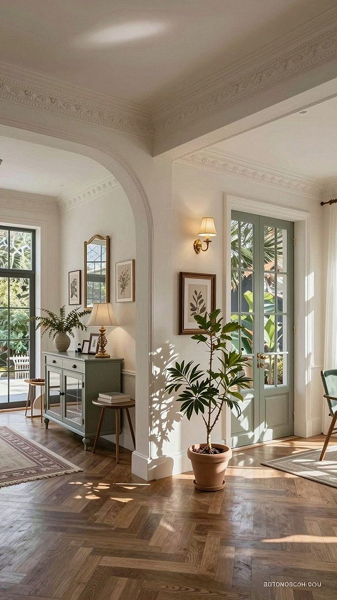 Adding Soft Green Doors and Cabinets to Brighten Living Spaces