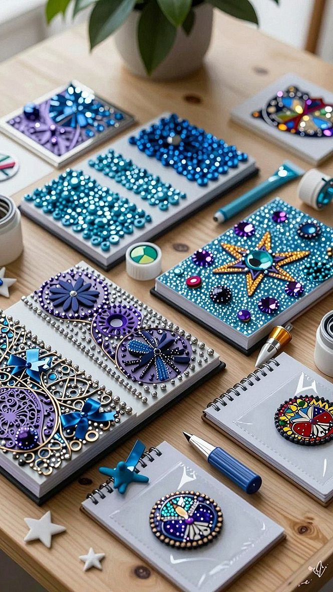 Crafting Sparkly Beaded Succulent Pots