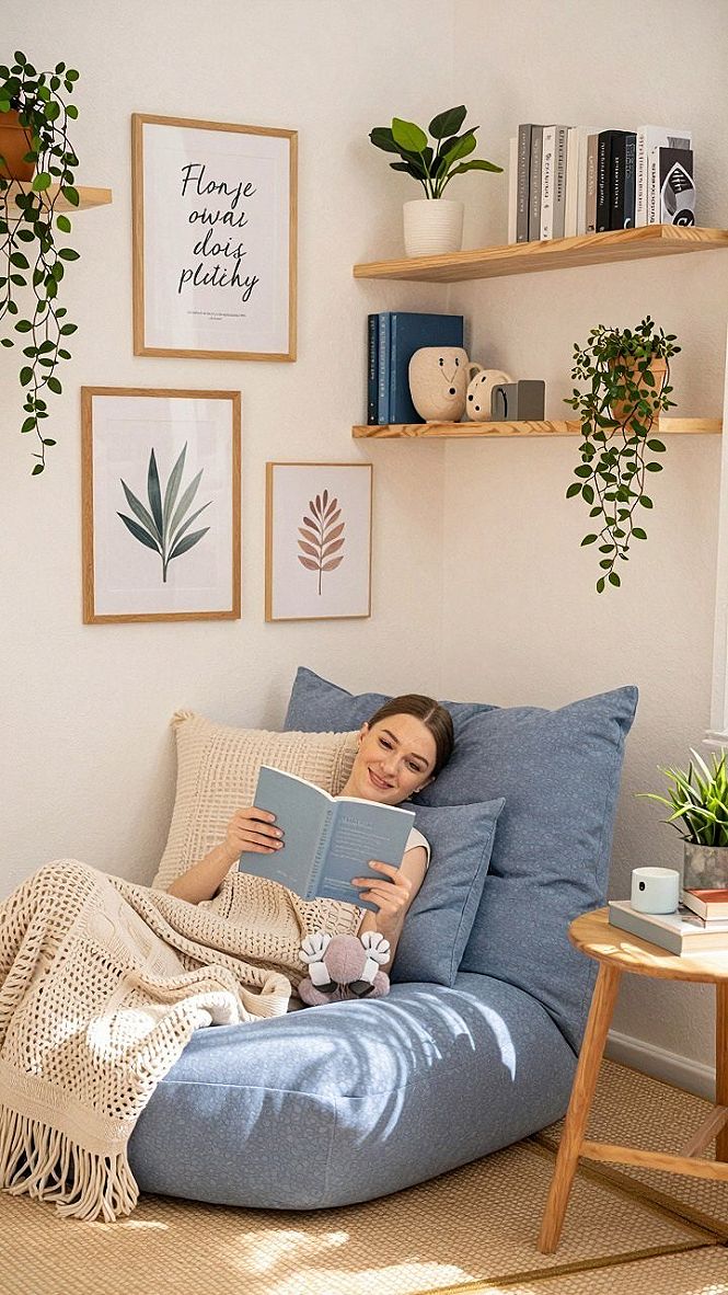 Adding a Comfortable Floor Reading Corner to Your Room