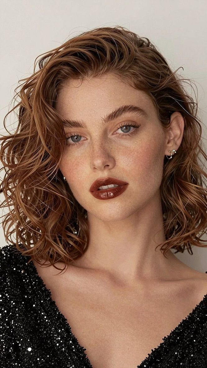 Shoulder Length Finger Waves for Wavy Hair