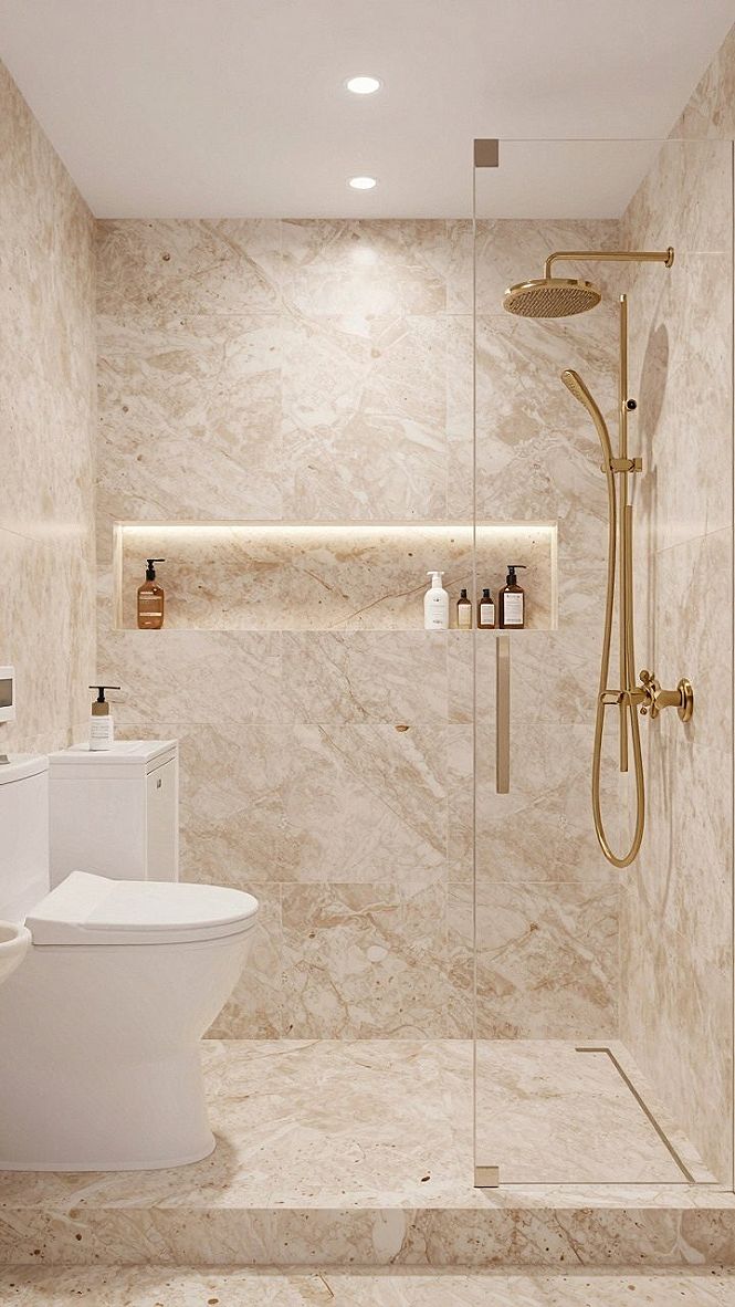 Adding Warmth with Polished Brass Fixtures