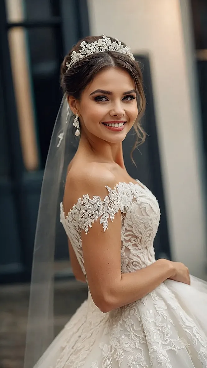 Stunning Veil Inspirations for Wedding Hairstyles
