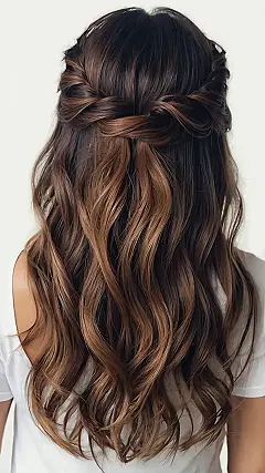 Half-Up, Half-Down: The “I Woke Up Like This” Hairstyle: