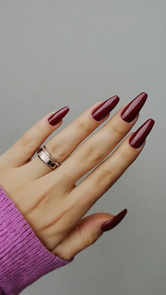 Burgundy Glamour: