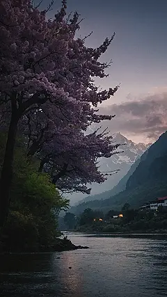 Lush Green Valleys Embracing Majestic Peaks