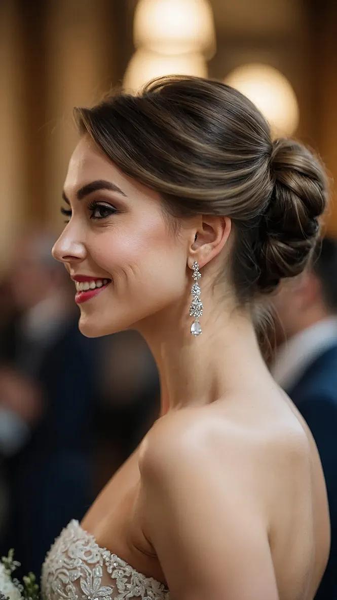 Effortless Bridal Updo