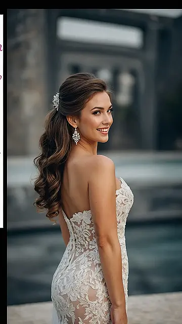 Half-Up Elegance