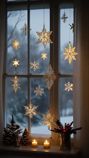 Eternal Snowflake Scene