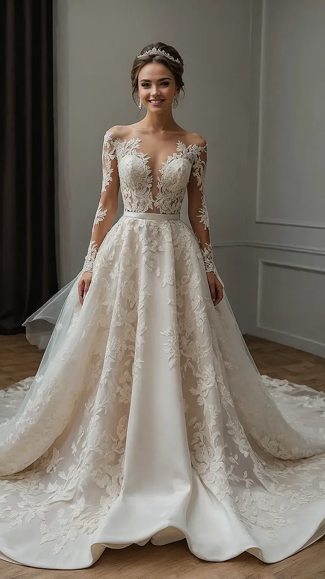 Joyful Lace Embrace