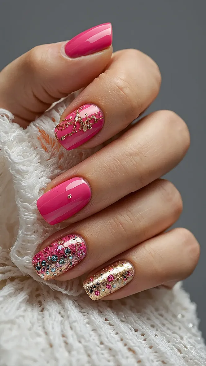 Bold Hues: 2025 Short Nails