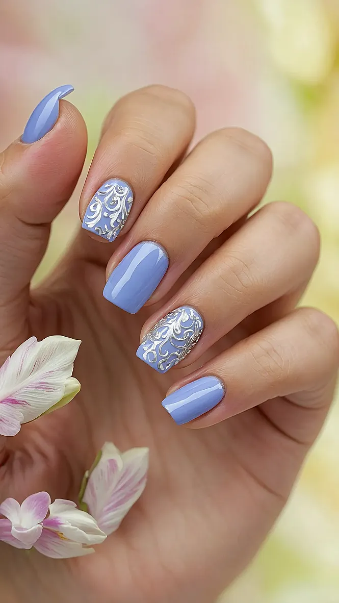 Periwinkle Power: 2025 Mani