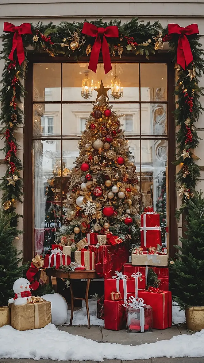 The Crowned Christmas Pane