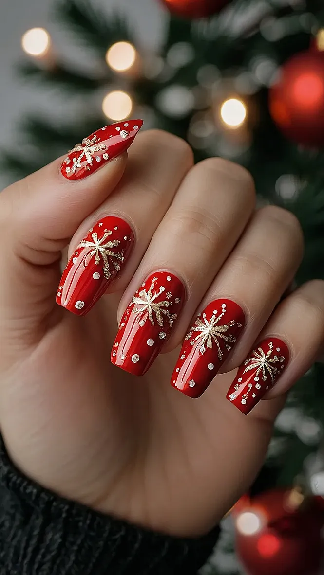 Festive Red Sparkle