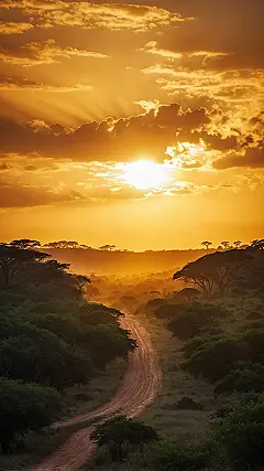 Africa: Sunset Masterpiece