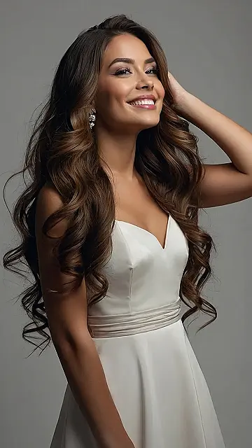 Curly Bridesmaid Glam