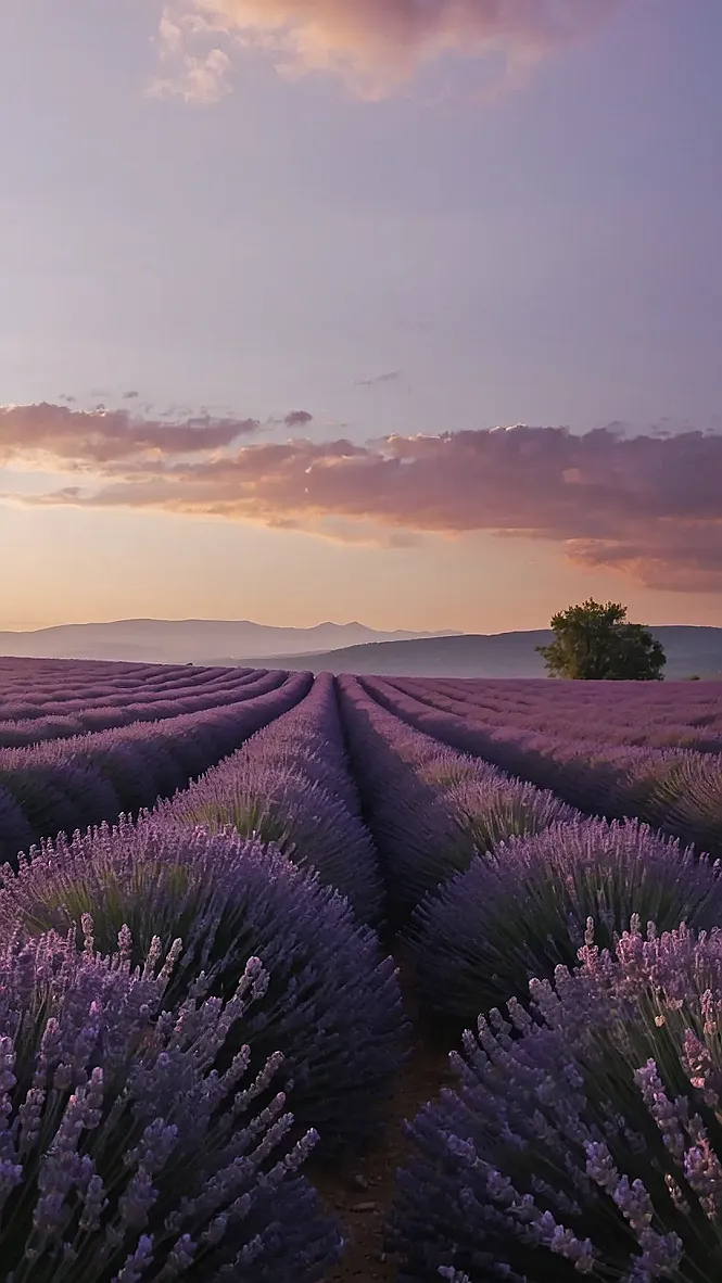 A Girl's Lavender Dream