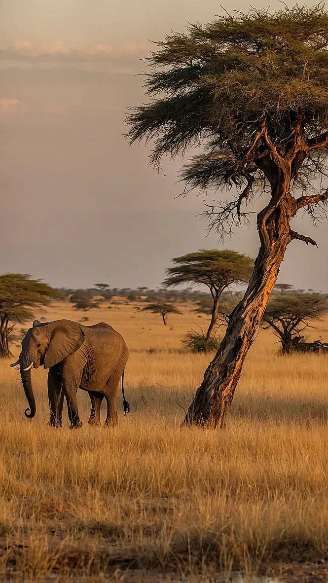 Sun-Kissed Safari Subjects