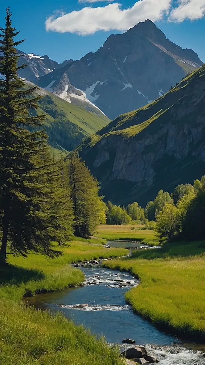 Mountain Stream's Calm