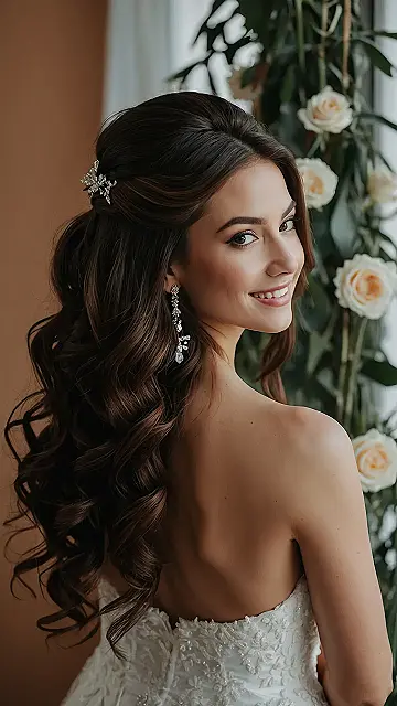 Unforgettable Half-Up Glow