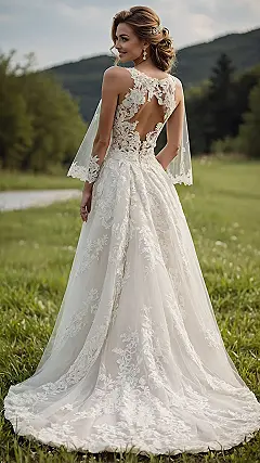 Elegant wedding fashion