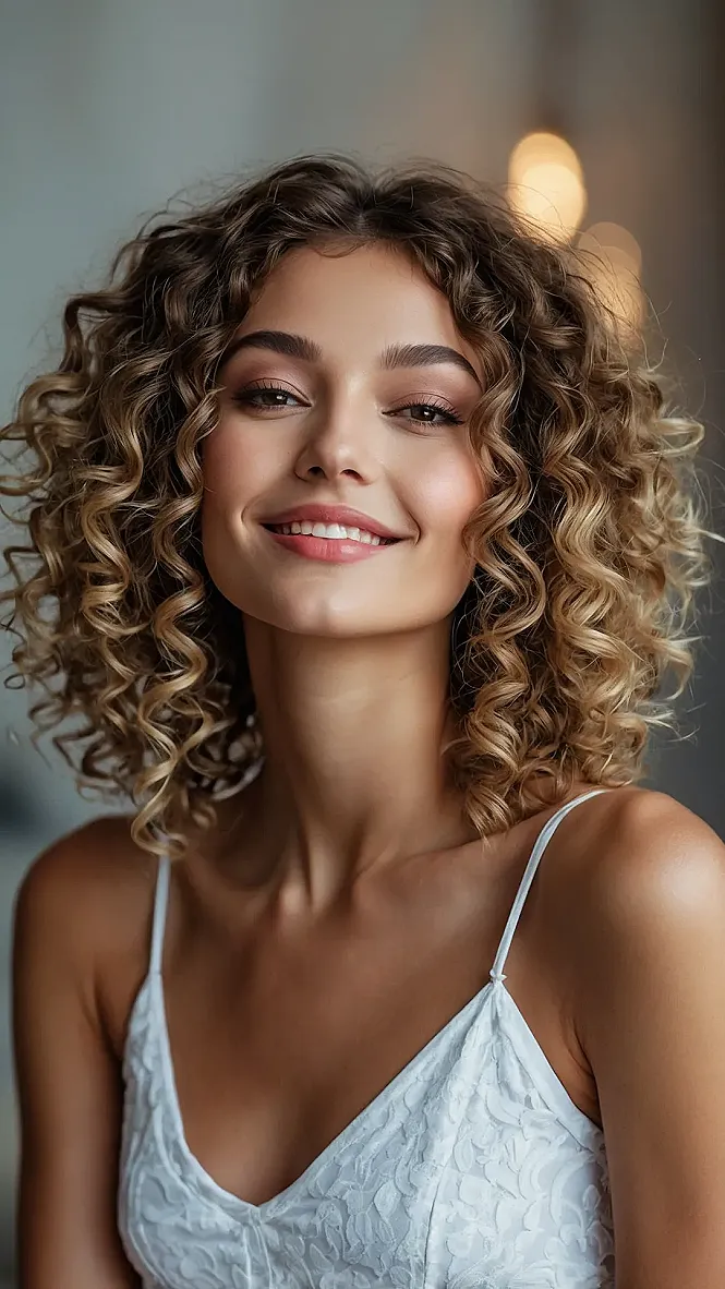 Expressive Mid Curls