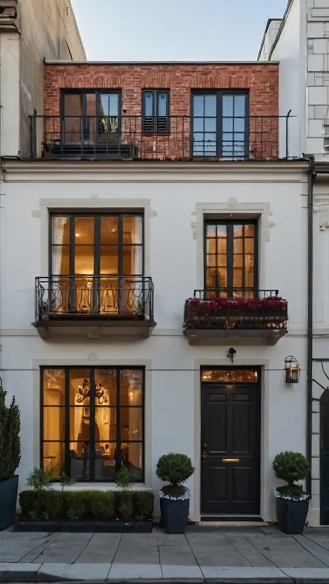 Stucco Townhouse Treasures