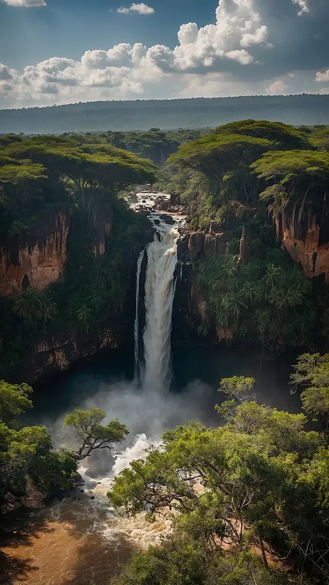 Baobab Silhouettes at Dusk