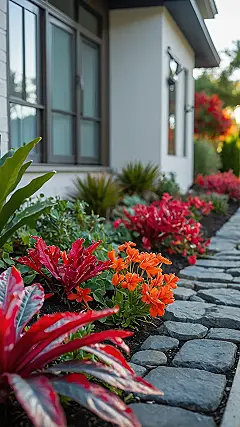 Colorful Curb Welcome