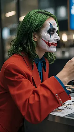 Joker-fied: A Look That’s Totally Off the Wall!