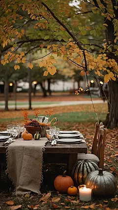Nature’s Feast: Fall Table Settings